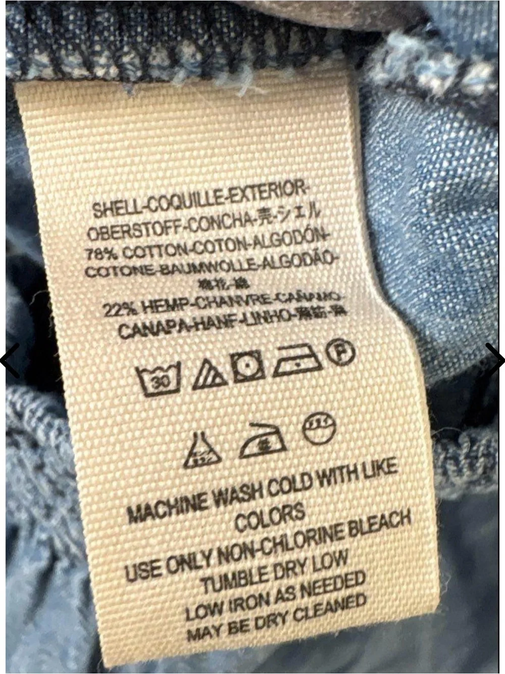 Free People but shirt hemp